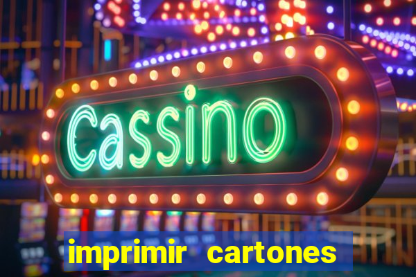 imprimir cartones de bingo